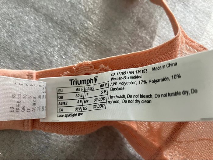 Soutien-gorge rose Triumph neuf - photo numéro 8