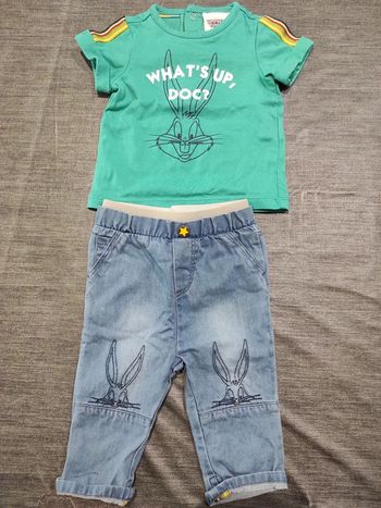 Ensemble Bugs Bunny 3 mois 60 cm