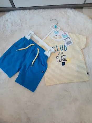 ensemble bébé garçon 6 mois Sucre D'ORGE