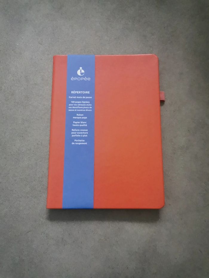 Cahier répertoire neuf