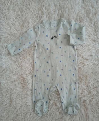 Pyjama léger 3mois kiabi 💚🤍