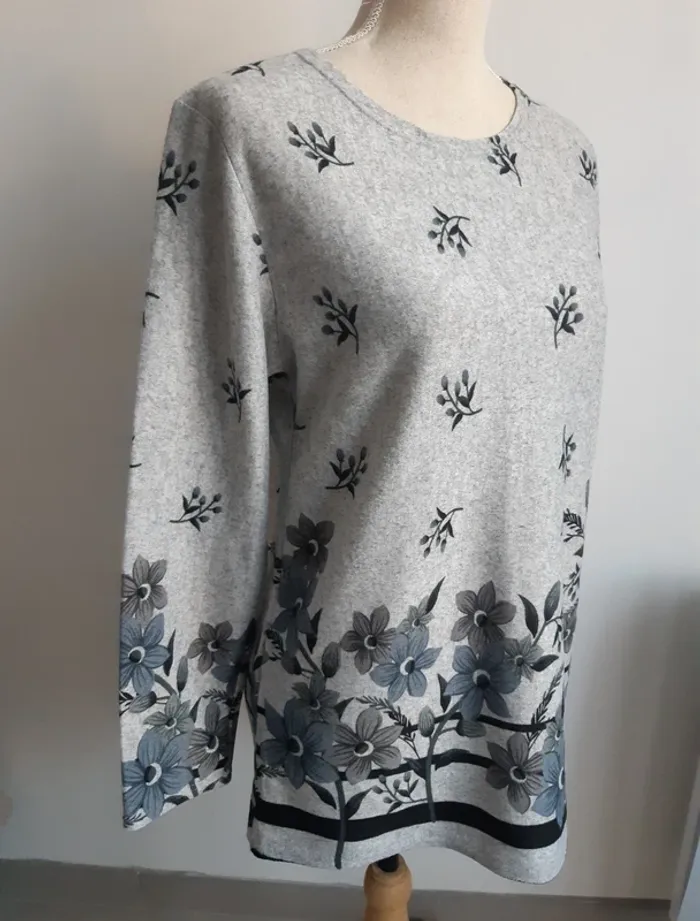 Pull long gris XIN DA T38/40 - photo numéro 4
