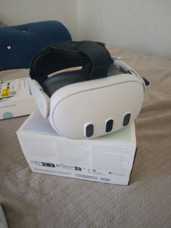 Casque metta quest 3 + sangle et batterie externe bobrove