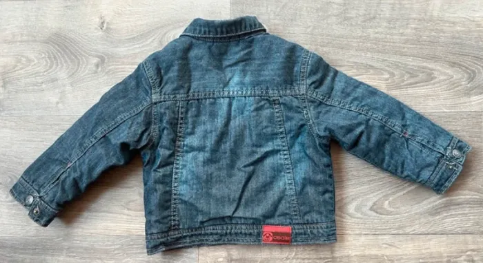Très belle veste en jean intérieur molletonné taille 18 mois Obaibi - photo numéro 4