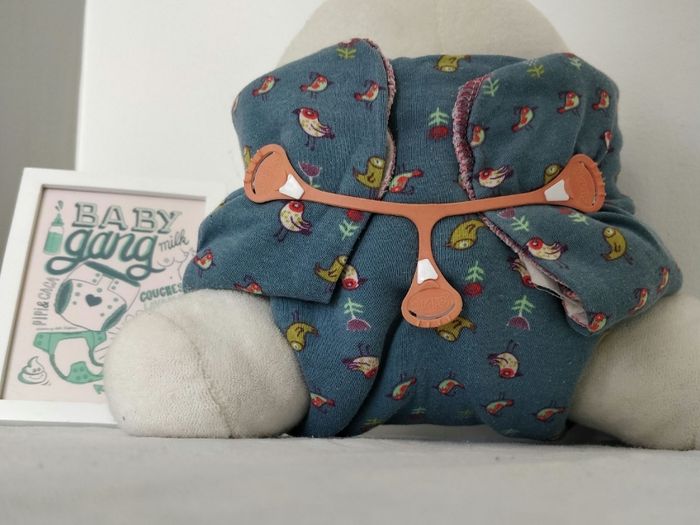 Couche lavable plate et coton et bambou avec snappi