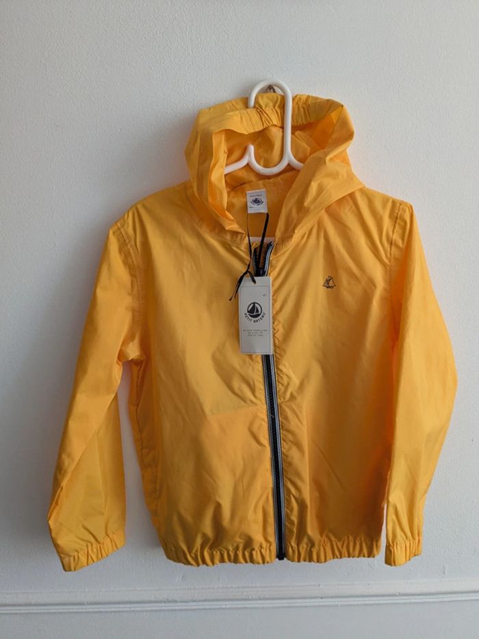 Coupe vent jaune 6 ans petit bateau