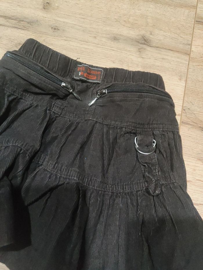 Jupe 3 ans velours marron - photo numéro 3