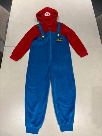 Combinaison avec capuche super Mario Nintendo taille 8 ans toute douce neuve