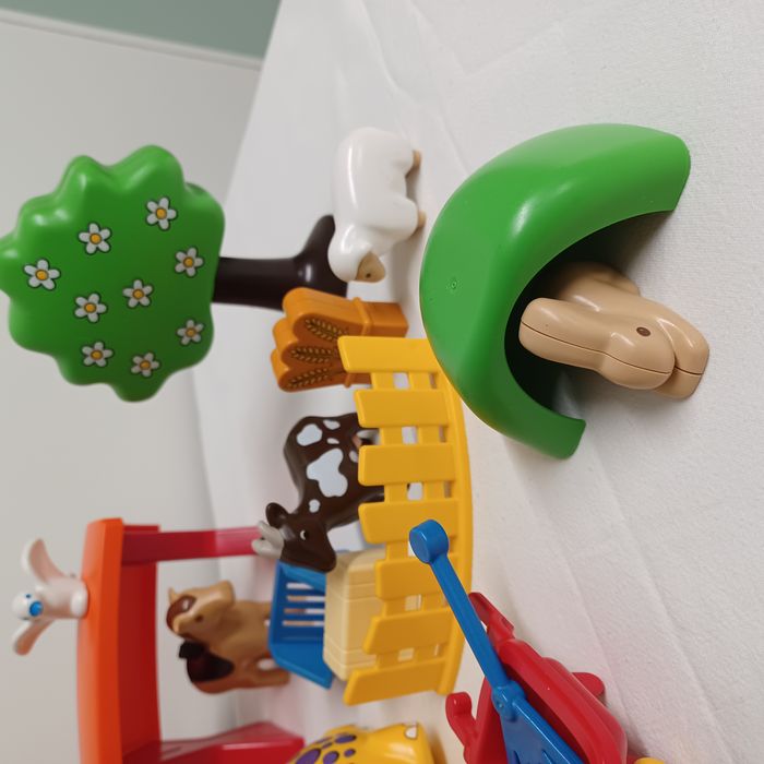 lot parc animaliert 6963+ aire de jeux 6748 complet playmobil 123 - photo numéro 3