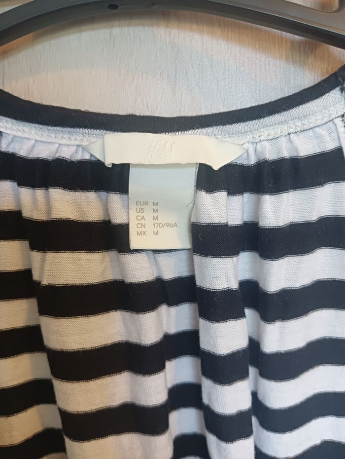 Robe H&M à rayures taille M - photo numéro 3