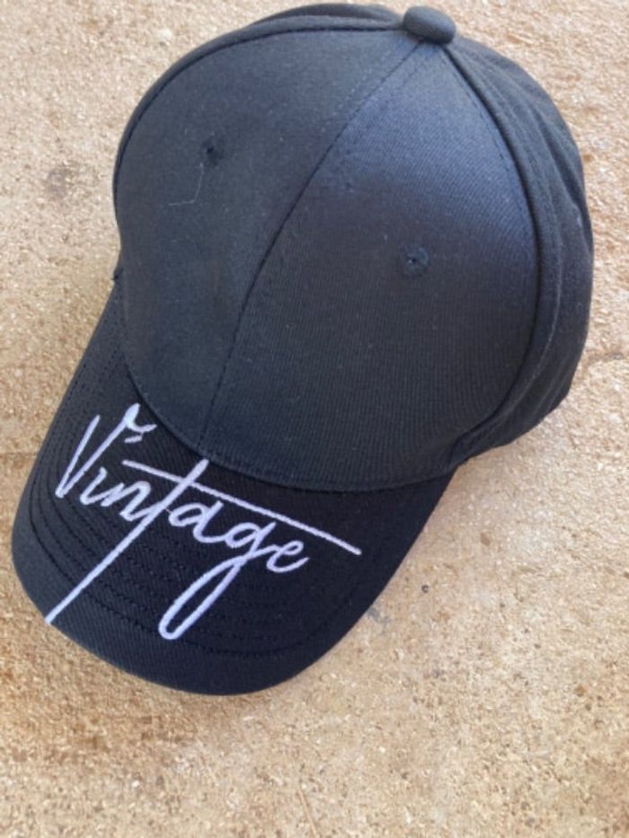 Casquette écriture Vintage