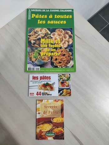 3 livres sur les pâtes à toutes les sauces diététique et gourmandes saveurs cuisine italienne