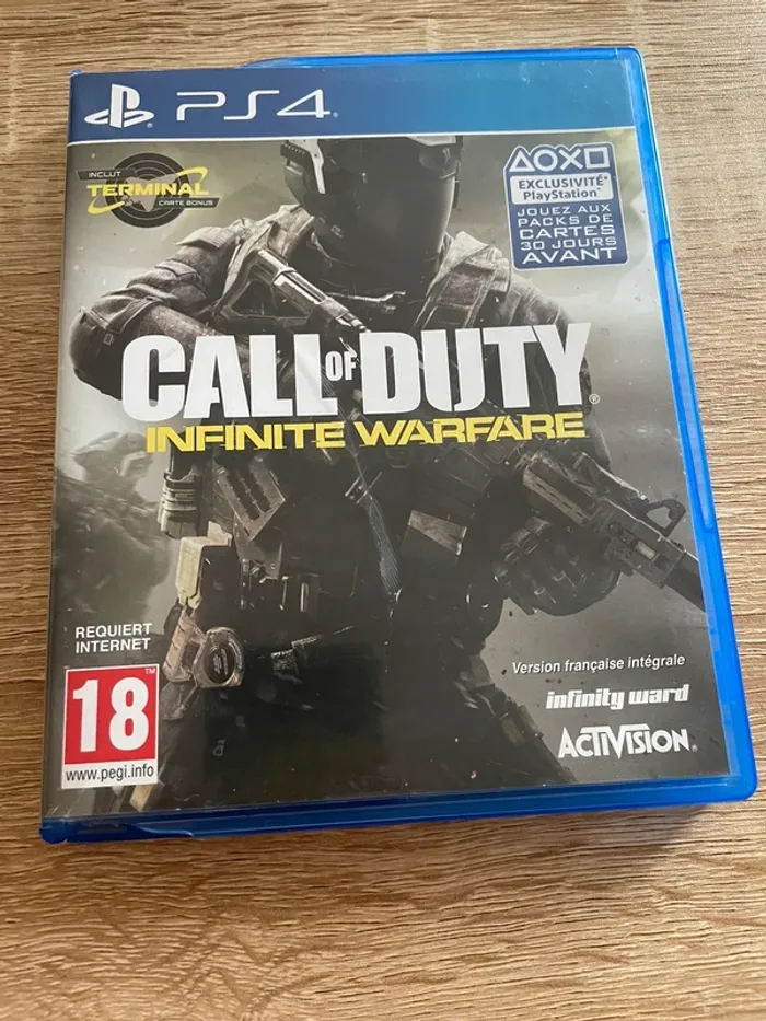 Jeu de ps4 call of duty infinite warfare