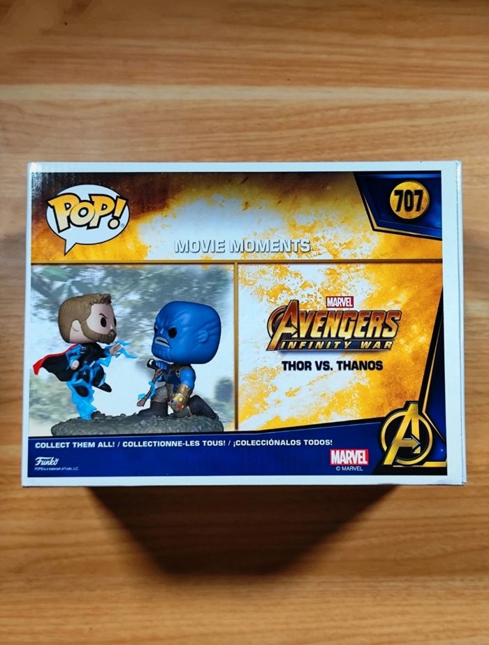 Funko Pop! Movie Moments: Thor vs Thanos #707 (Avengers Infinity War) - photo numéro 3