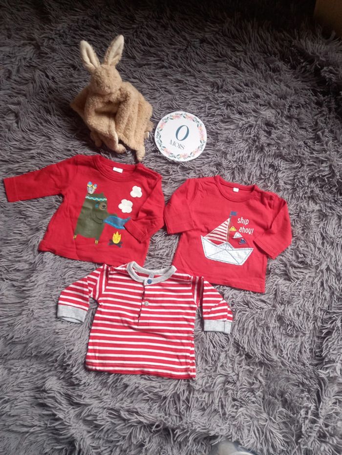 Lot de 3 t-shirts longues manches - photo numéro 2