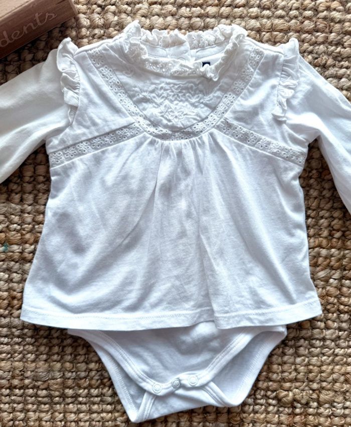 Blouse body intégré Sergent Major 3mois / 60cm - photo numéro 2