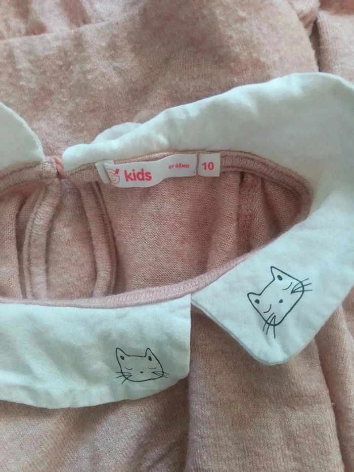 Petit pull chat 10 ans viscose tout doux - photo numéro 3