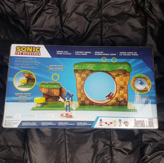 Sonic the hedgehog sega green Hills zone playset figure new sealed in box - photo numéro 2