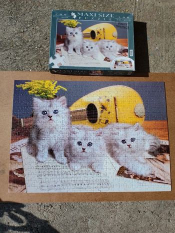 Puzzle chat 500 pièces COMPLET