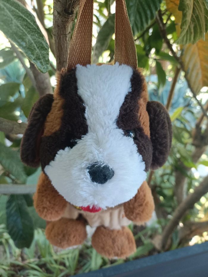 Peluche chien sac à dos pour la rentrée scolaire maternelle de marque Roda - photo numéro 3