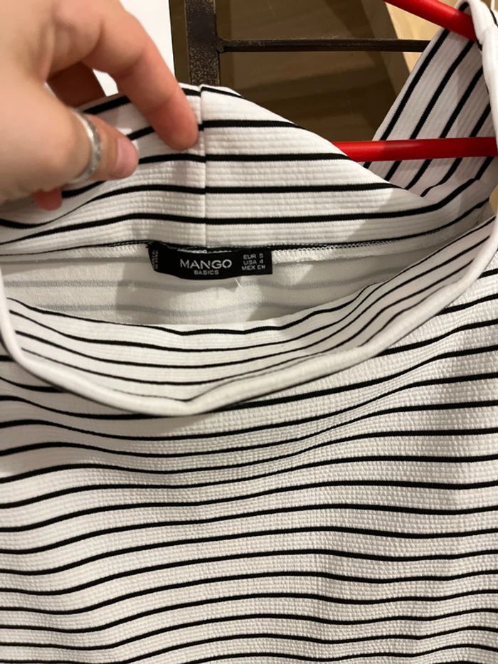 Robe courte à rayures - photo numéro 2