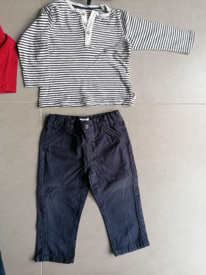 Lot 15 vêtements garçon 18 mois - photo numéro 5