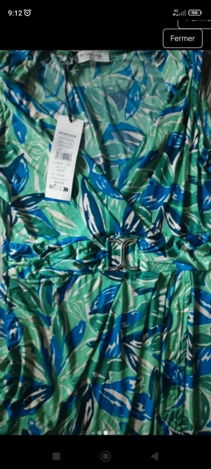 Robe imprimée Neuve avec étiquette Morgan - photo numéro 4