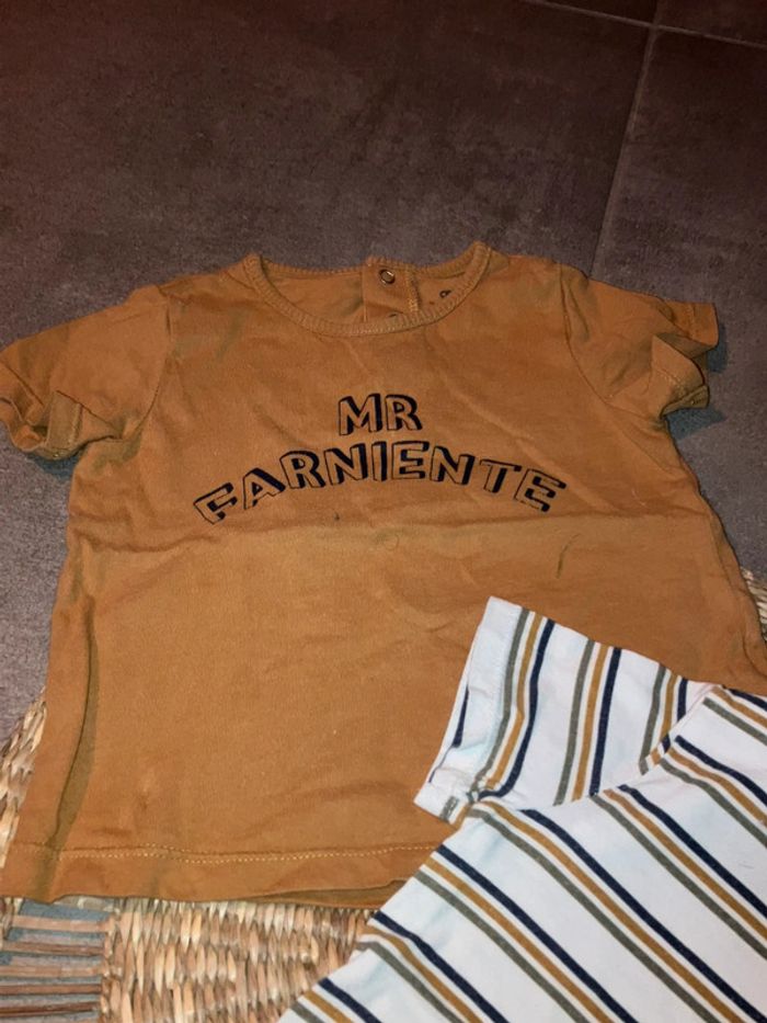 Lot de 2 tee shirt 18 mois La Redoute - photo numéro 2