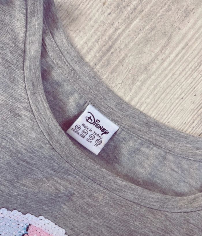 T-shirt Disney gris sequins réversibles – personnage Zip Disney - photo numéro 4
