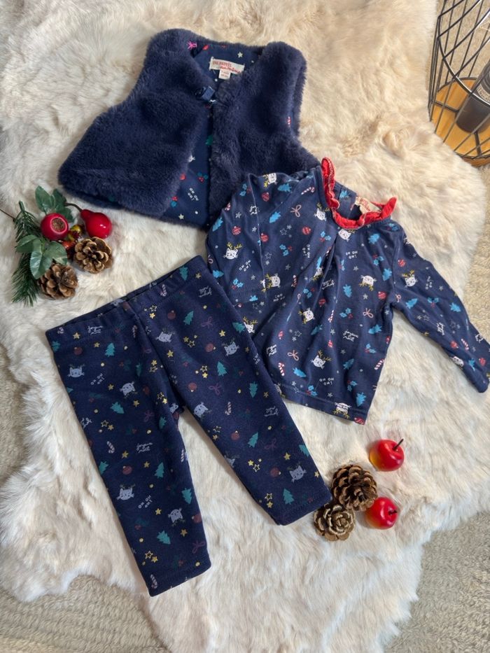 Ensemble de Noël bébé fille - photo numéro 3