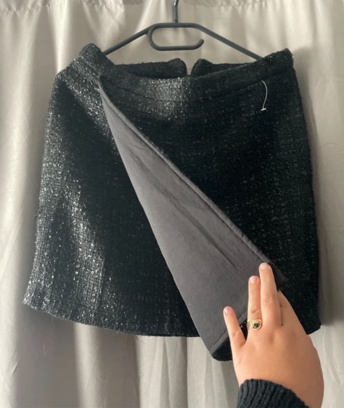 Jupe noir pailletée - photo numéro 2
