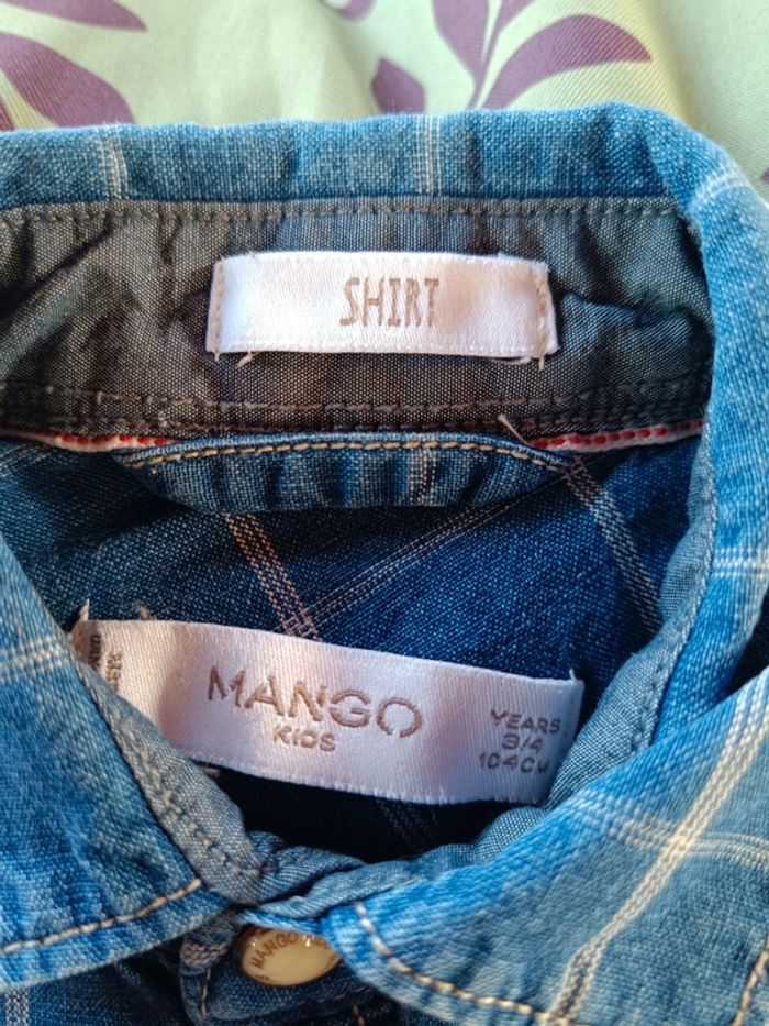 Chemise en jean 4 ans - photo numéro 2