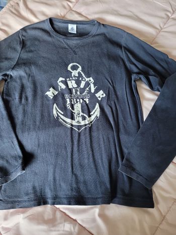 t-shirt Mlongue petit bateau 12ans (4e)