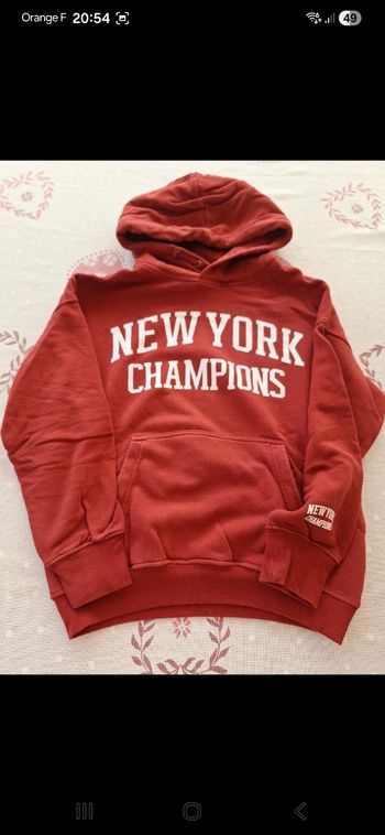 Pull capuche H et M 8/10 ans