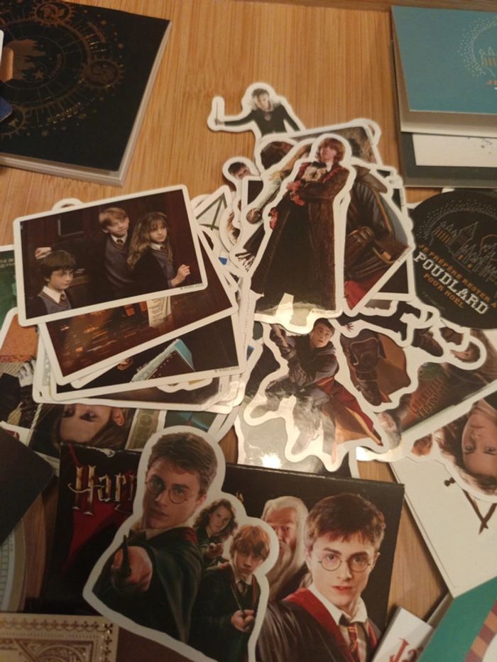 Lot divers mini cartes autocollant sur le thème d'Harry Potter - photo numéro 4