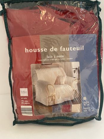 Housse fauteuil teflon