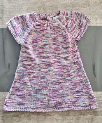 Robe en maille tricotée multicolore - Kitchoun - 9 mois