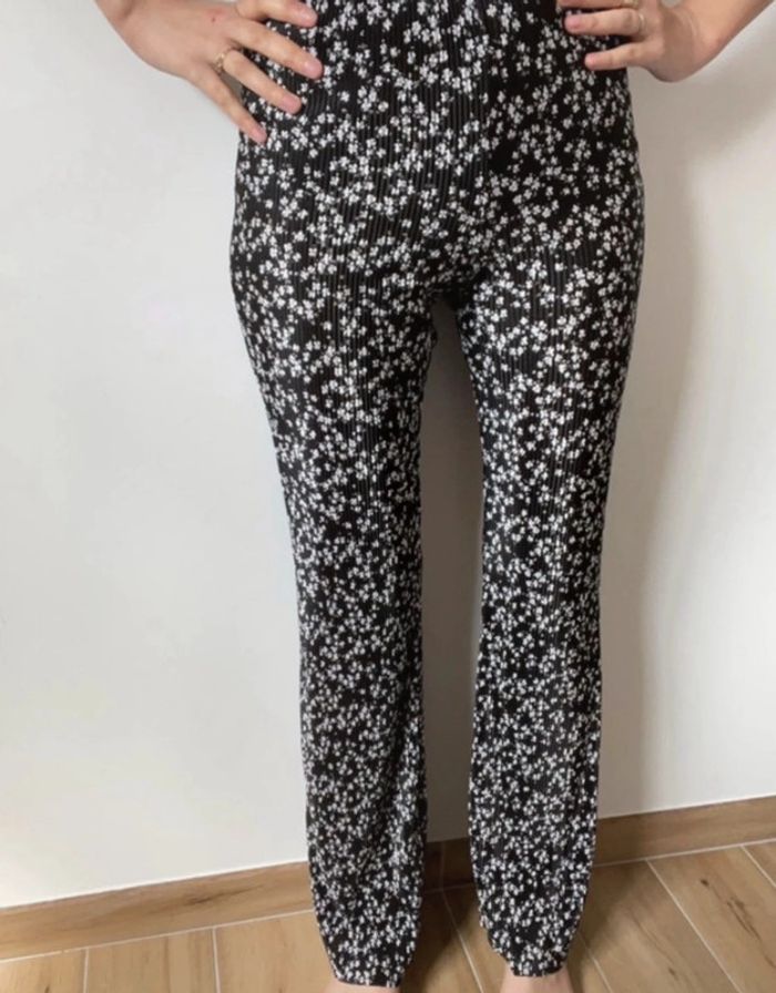 Pantalon léger été fleuri