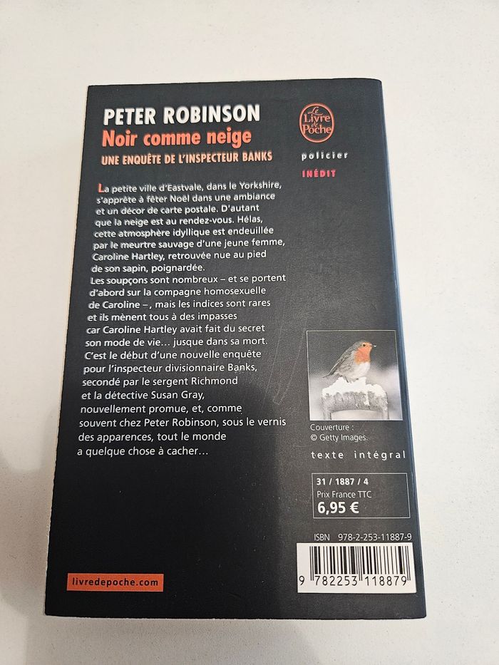 Peter Robinson: Tome 5 "Noir comme neige" - photo numéro 2
