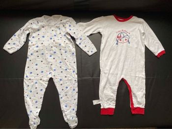 Lot de 2 pyjamas 24 mois petit bateau printemps automne