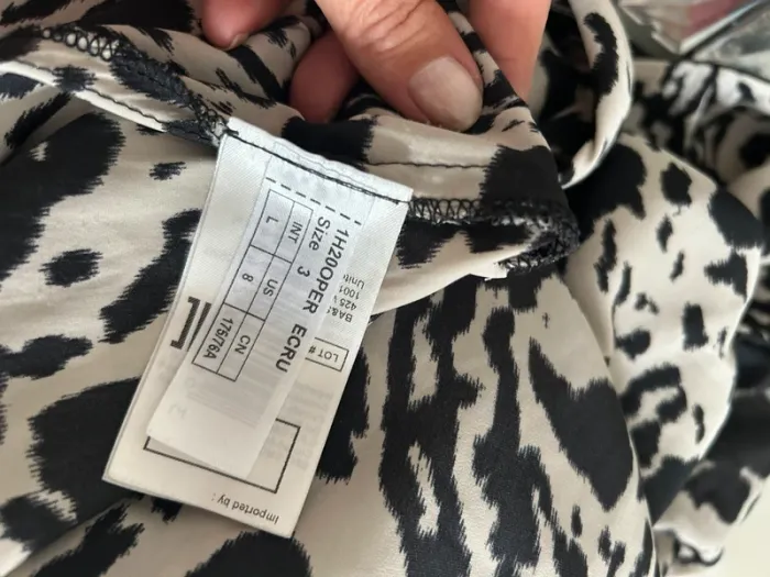 Bash jupe opéra noir et écru, taille 3/40 - photo numéro 12