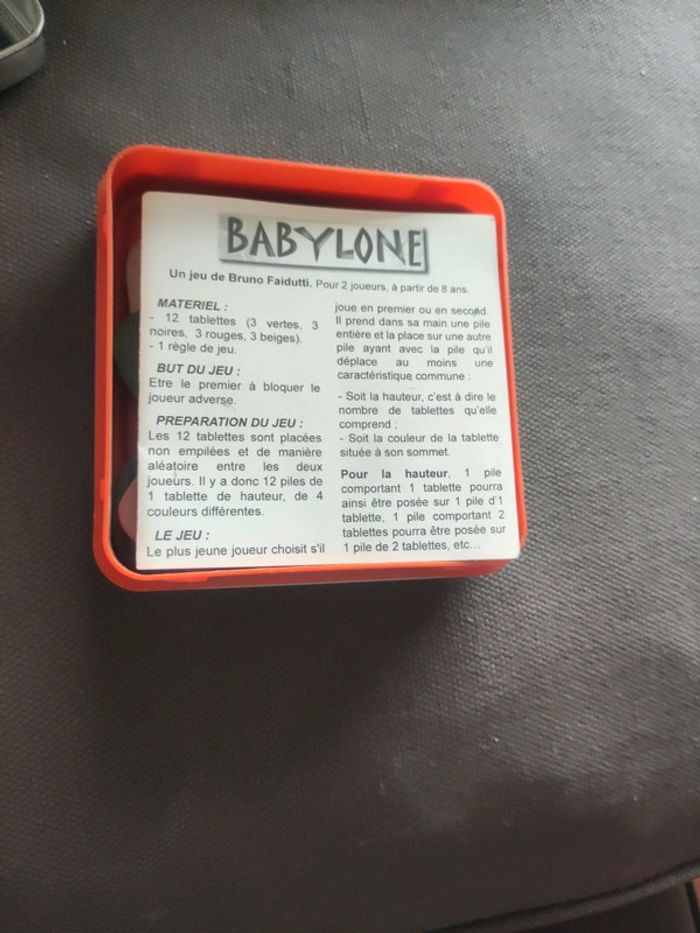 Jeux babylone complet - photo numéro 2