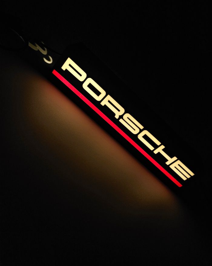 Lampe lumineuse à led porsche - photo numéro 2