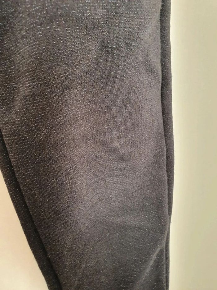 Pantalon chaud okaidi jogging enfant fille taille 5 ans bleu marine pailletés - photo numéro 4