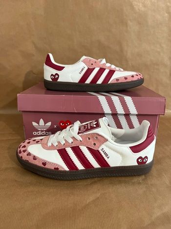 Adidas Samba X Comme Des Garçons Rose Taille 39