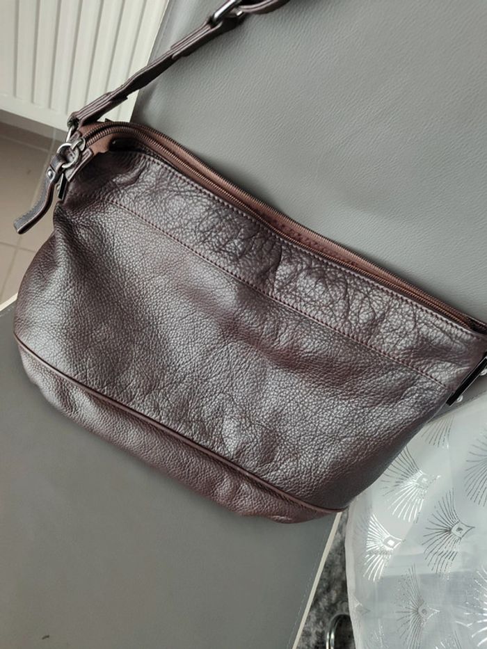 Sac bandoulière cuir - photo numéro 3