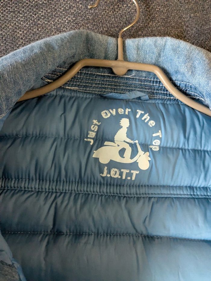 Doudoune jott femme taille M jean et doudoune bleue - photo numéro 4