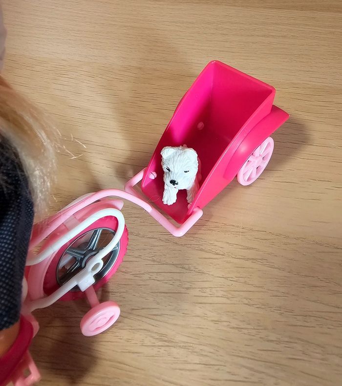 Poupée Evi love en vélo avec son chien - photo numéro 5