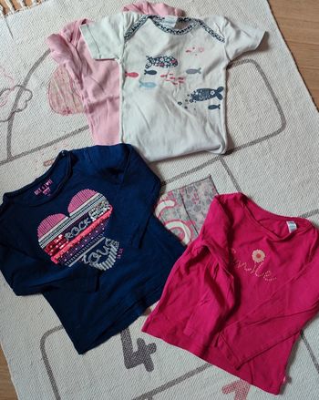 Lot 3 ans fille manches longues