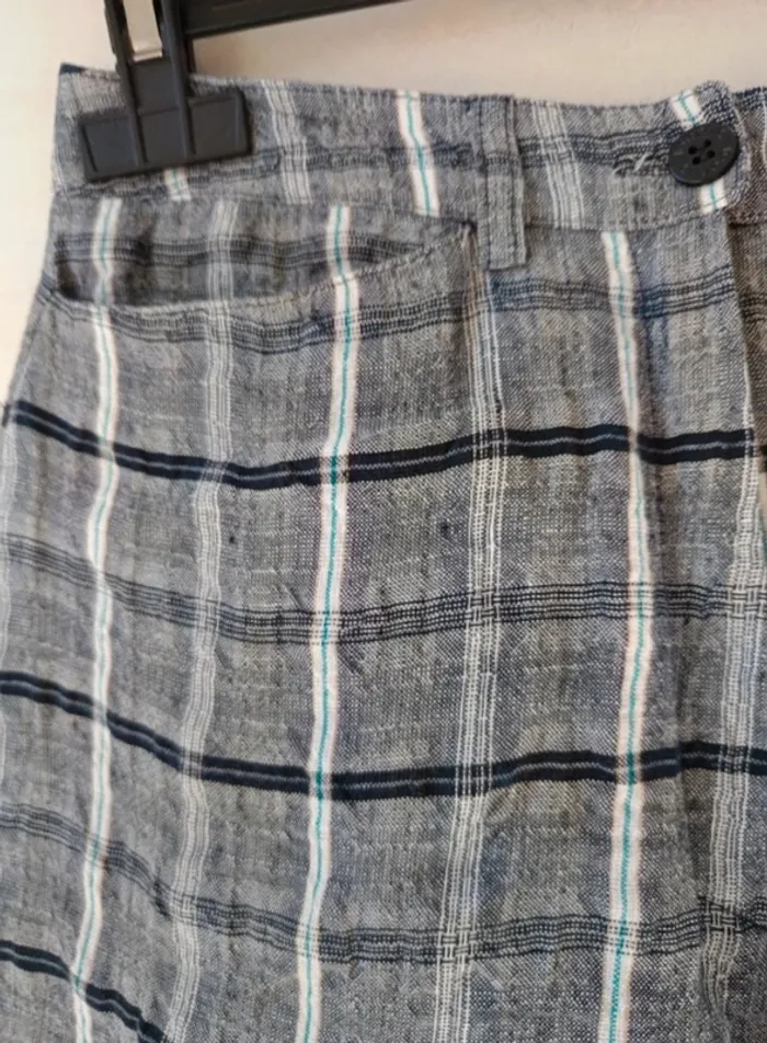 Pantalon Teenflo vintage neuf, jamais porté, taille haute, 70% lin - photo numéro 3